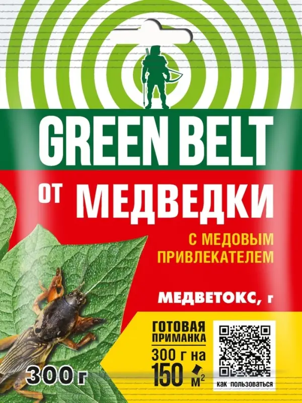 Средство Медветокс GREEN BELT 300 гр