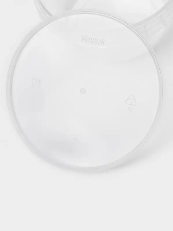 Банка "Супница" прозрачная 365 мл  с крышкой