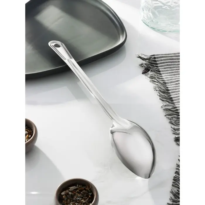 Ложка гарнирная из нержавеющей стали Доляна &laquo;Индия&raquo;, 32,6&times;6,8 см, толщина 1 мм