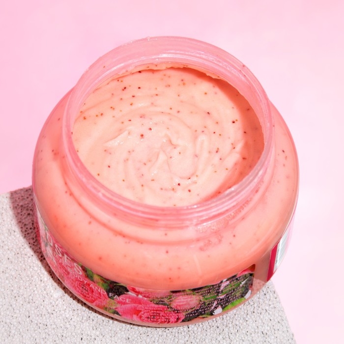 Скраб для тела с розой, 380 гр