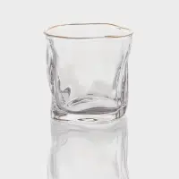 Набор стаканов "IceBar.Gold" 6 шт, 250 мл, золотой обод