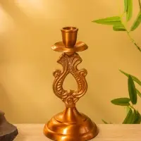 Подсвечник "Нежность" алюминий 10х10х18,5 см