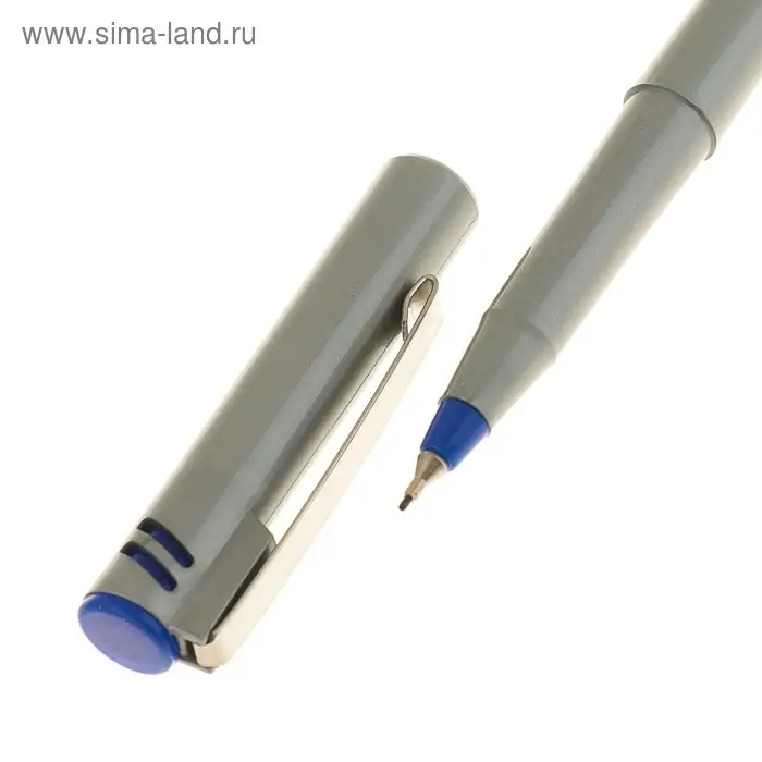 Ручка капиллярная Luxor &laquo;Micropoint&raquo; чернила синие, узел 0.5 мм, одноразовая