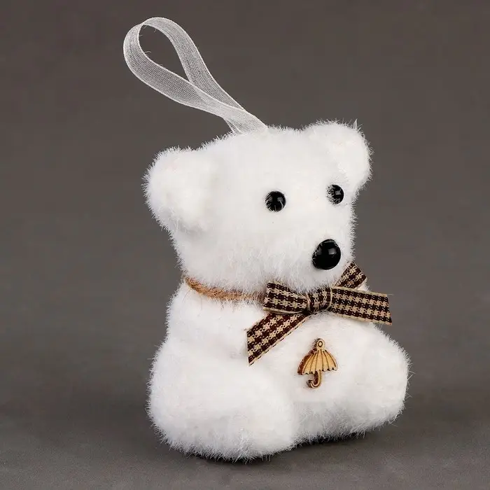 Игрушка из пенопласта &laquo;Мишки&raquo; с зонтиком, 8 см