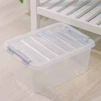 Контейнер для хранения с крышкой, 15 л, 41&times;29,5&times;18,3 см, цвет прозрачный