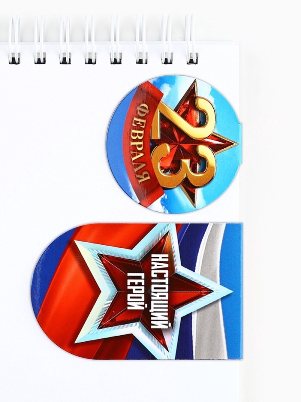 Магнитные закладки для книг, 2 шт. &laquo;23 февраля&raquo;