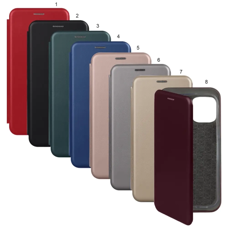 Чехол-книжка iPh 13 Mini цвета в ассортименте