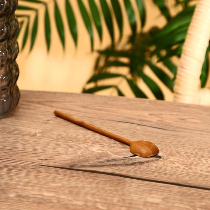 Ложка 15х3 см, тиковое дерево