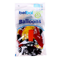 Шар латексный 14" &laquo;Звёзды большие&raquo;, кристалл, набор 25 шт., цвета МИКС