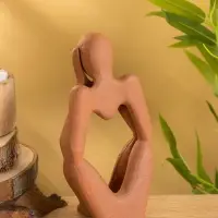 Сувенирный набор "Мыслители" 9х6х20 см (3 шт), алюминий