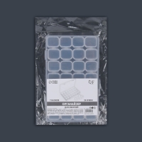 Органайзер для декора, 7 блоков, 4 ячейки, 17,5 &times; 10,5 &times; 2,7 см, цвет прозрачный