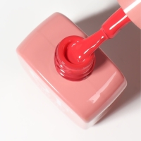 Гель лак для ногтей &laquo;SIMPLE&raquo;, 3-х фазный, 10 мл, LED/UV, цвет красный (136)