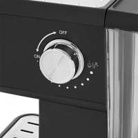 Кофеварка рожковая HEM-4204 1000Вт черный