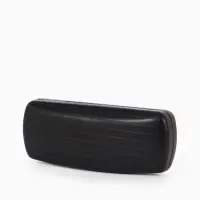 Футляр для очков Июнь2501, 16*6,5*3,5 см, хлопушка, черный