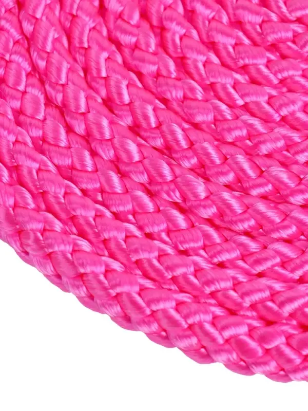 Скакалка для художественной гимнастики 3м, розовый-неон