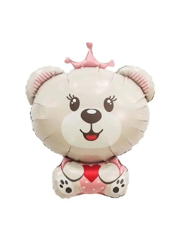 Воздушный шар фольгированный 32" &laquo;Мишка принцесса&raquo;