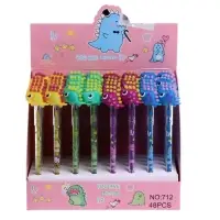 Карандаш - прикол секционный &laquo;Дракончик&raquo;, МИКС