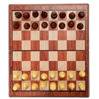 Шахматы 25 х 22 см, король h-4.8 см, пешка h-2.7 см