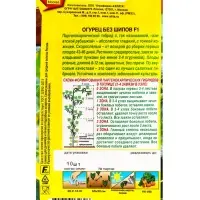 Семена Огурец Без шипов F1 Парт, Ц/П,10 шт.