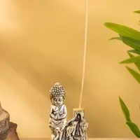 Подставка под благовония "Будда Намасте" алюминий 7х6х11 см