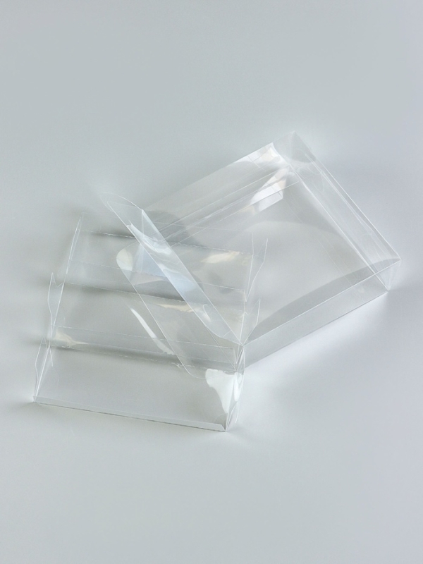 Коробка под 3 эклера из PVC, 15 х 15 х 5 см