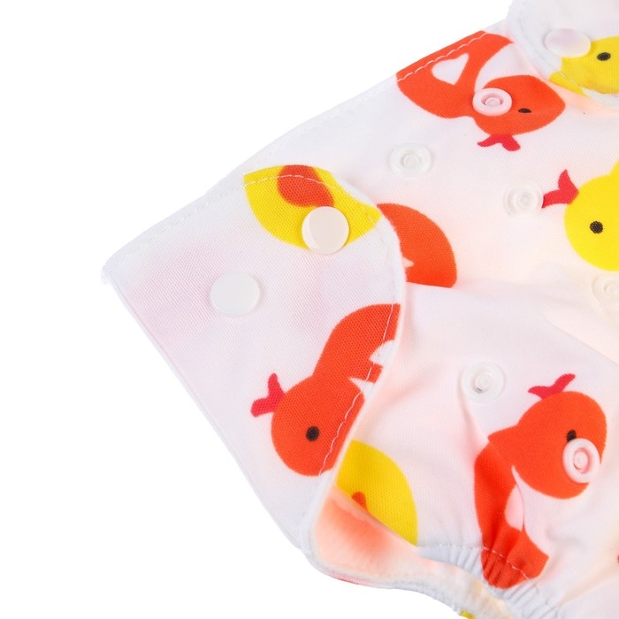 Многоразовый подгузник с вкладышем &laquo;Утята&raquo;