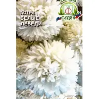 Набор семян Астра "Белые лебеди "0.2 г, 5 шт.