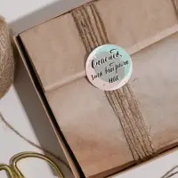 Наклейки для бизнеса &laquo;Спасибо, что выбрали нас&raquo;, 4 х 4 см, 50 шт