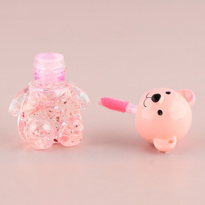 Блеск для губ &laquo;Веселый мишка&raquo;, 10 гр, МИКС