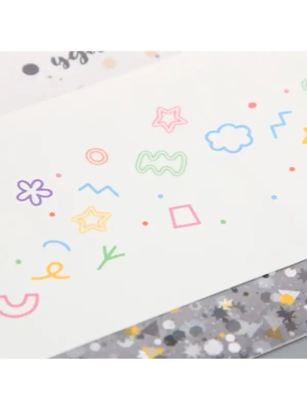 Переводная тату на тело цветная &laquo;Веснушки цветные узоры&raquo;, 15.8&times;6 см