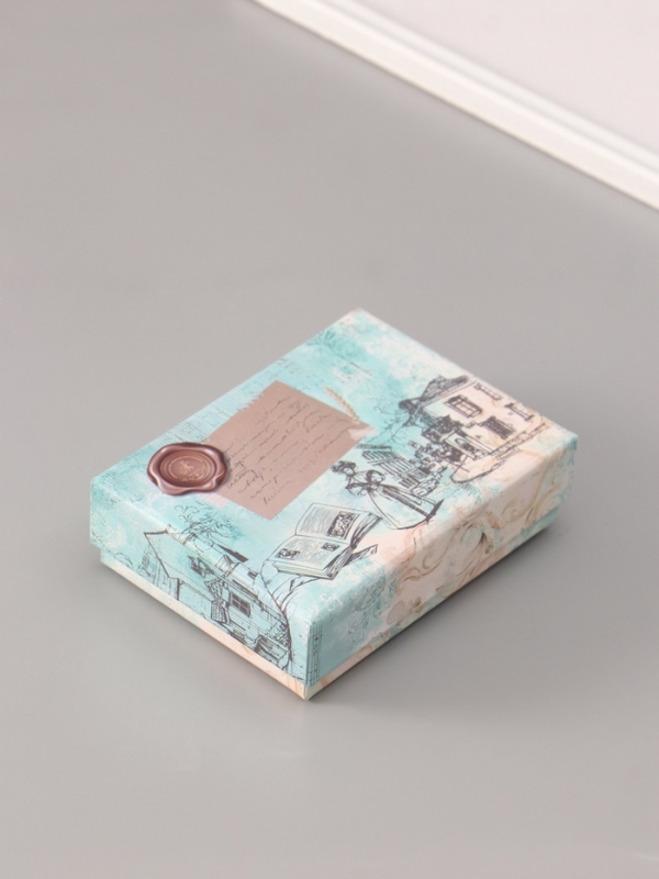 Сургучный набор "Лотос" печать, ручка, сургуч 12,5х10х3,6 см