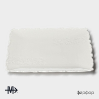 Тарелка фарфоровая пирожковая Magistro Kingdom, 30&times;2,2 см