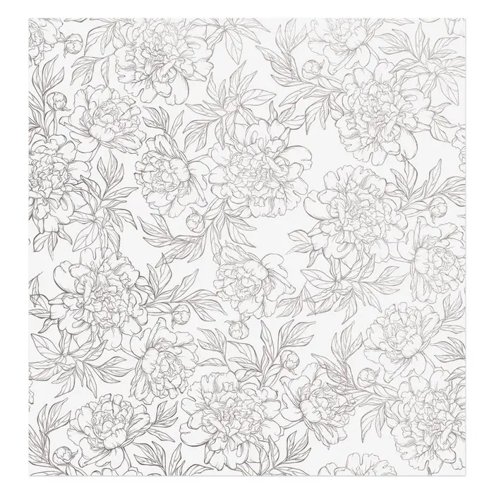 Бумага для скрапбукинга &laquo;Цветочные кружева&raquo;, 30,5 х 30,5 см, 190 г/м&sup2;