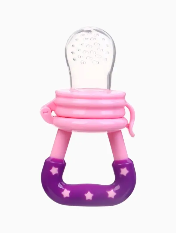 Ниблер для прикорма, с силиконовой сеточкой "Доченька", цвет розовый