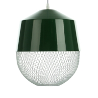 Светильник Lisa 1х40Вт Е27 тёмно-оливковый  26х26х32см