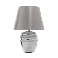 Настольная лампа "Сервантос" Е14 40Вт серебро 22х22х34см