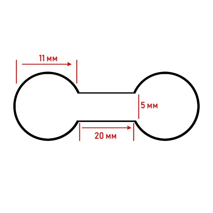 Ценникодержатель-наклейка в рулоне 500 шт., 4,2&times;1,1&times;0,1 см, цвет бежевый