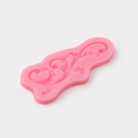 Молд Доляна &laquo;Узор&raquo;, силикон, 12&times;5,5 см, цвет МИКС