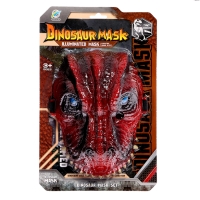 Маска динозавра &laquo;Юрский период&raquo;, световые и звуковые эффекты, цвет МИКС