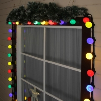 Гирлянда &laquo;Белт-лайт&raquo; 50 м, IP65, 5W, тёмная каучуковая нить, шаг 15 см, Е27 (без ламп), 220 В