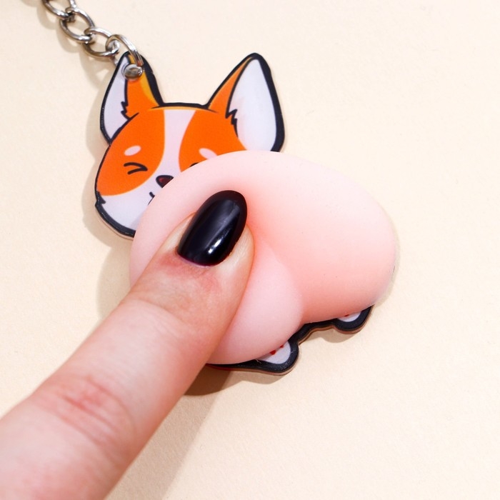 Брелок мялка антистресс &laquo;Возьми меня на ручки&raquo; 4.6 х 7 см