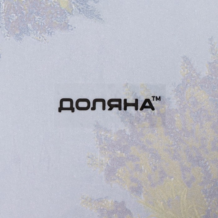 Тарелка стеклянная круглая Доляна &laquo;Лаванда&raquo;, d=20 см