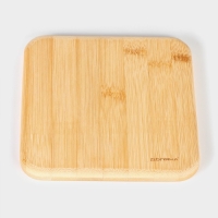 Блюдо для подачи Доляна &laquo;Бамбук&raquo;, 16&times;16 см, квадратное, бамбук