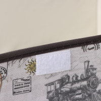 Короб стеллажный для хранения с крышкой &laquo;Страны&raquo;, 38&times;25&times;25 см, дизайн МИКС