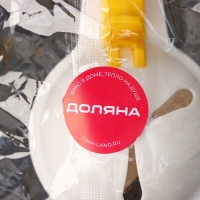 Сепаратор для яиц с фиксатором Доляна, 11&times;7,5&times;3,5 см, цвет белый