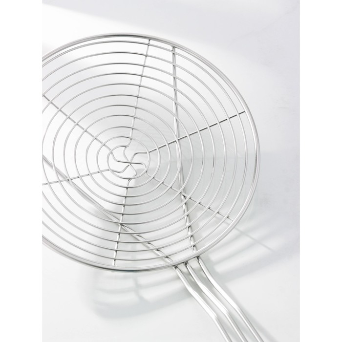 Шумовка спиральная из нержавеющей стали Доляна &laquo;Индия&raquo;, 69&times;22,5 см