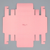 Коробка для конфет, кондитерская упаковка, 9 ячеек, &laquo;Тюльпаны&raquo;, 14.7 х 14.7 х 3.5 см