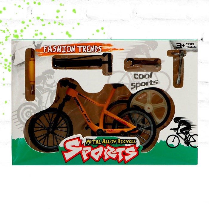 Фингербайк &laquo;Триал&raquo;, разборный, 2 комплекта колёс, цвет МИКС