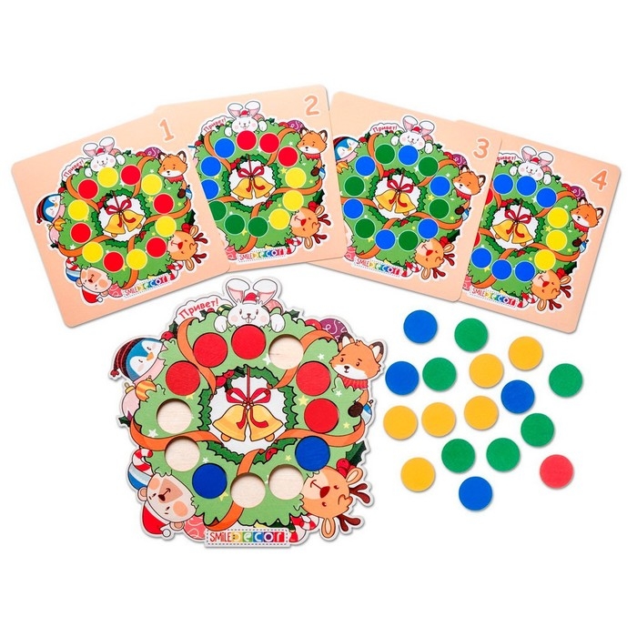 Мозаика &laquo;Новогодний венок&raquo;