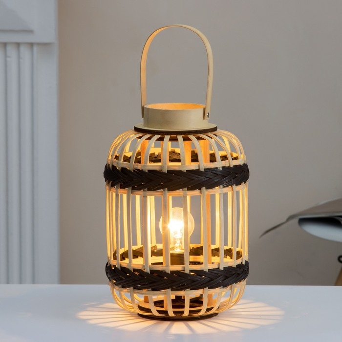 Настольная лампа "Кайда" 15Вт 23,5х23,5х32,5 см RISALUX